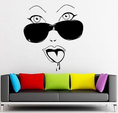 Wall Sticker Vinyl Decal Hot Sexy Girls Glasses Cool Decor Your Room Unique Gift (ig1933)