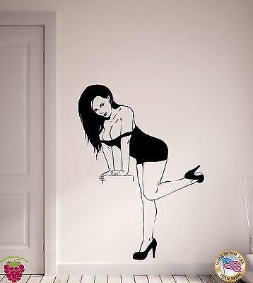Wall Stickers Vinyl Decal Hot Sexy Girl With Big Boobs In Short Dress Wallstickers4you Wall Stickers Vinyl Decal Hot Sexy Girl With Big Boobs In Short Dress Wallstickers4you