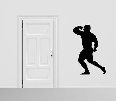 Wall Stickers Vinyl Decal Dodybuilder Athlete Sport Fitness Fortitude Sport Unique Gift (n040)