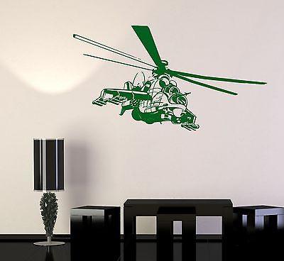 Wall Vinyl Helicopter Strike Airforce Guaranteed Quality Decal Unique Gift (z3443)