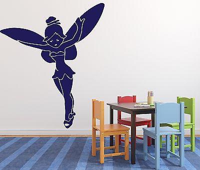 Wall Vinyl Sticker Decal Fairy Tinkerbell Small and Beautiful Sorceress Unique Gift (n136)