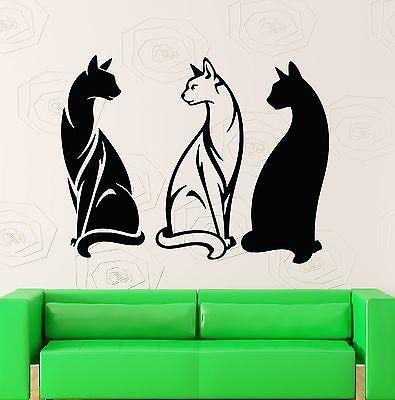 Wall Stickers Vinyl Decal Cat Animal Pets Beautiful Decor for Room Unique Gift (ig371)