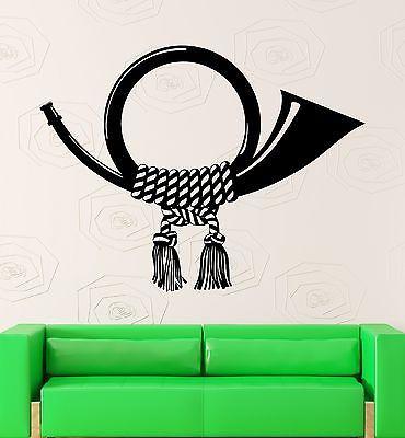 Wall Stickers Horn Beautiful Decor Living Room Home Vinyl Decal Unique Gift (ig2413)