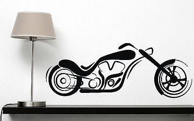 Wall Vinyl Sticker Decal Motorbike Scooter Moped Mowerful Steering Wheel  Unique Gift (n153)