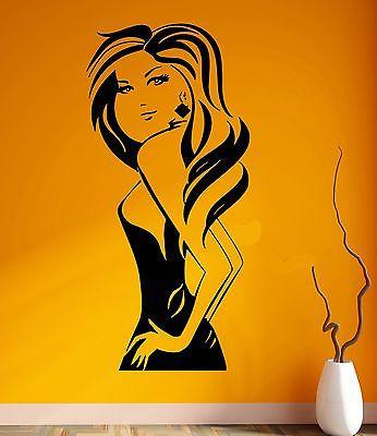 Wall Sticker Vinyl Decal Hot Sexy Girls Dress Stylish Spa Decor Unique Gift (ig1883)