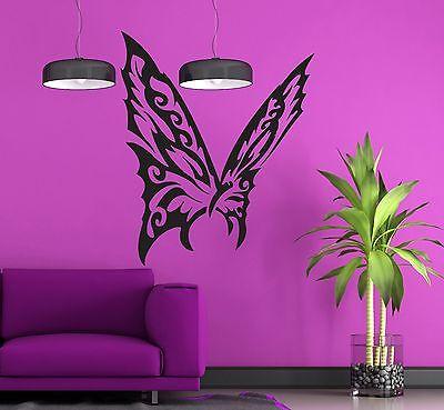 Wall Vinyl Sticker Decal Chic Elegant Luxury Butterfly Wings Unique Gift (n227)