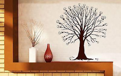 Wall Vinyl Sticker Decal Tree Branches Idea Light Bulb Abstract Decor Unique Gift (n333)
