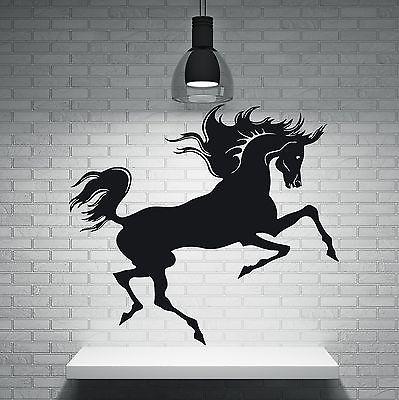 Wall Stickers Vinyl Decal Magnificent Beauty Horse Mane Tail  Unique Gift (n032)
