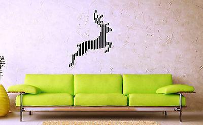 Wall Stickers Vinyl Decal Deer Moose Animal Abstract Style Unique Gift ig1474