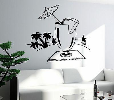 Wall Decal Bar Drink Alcohol Cool Funny Decor For Living Room Unique Gift (z2637)