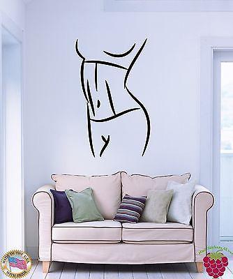 Vinyl Decal Wall Stickers Sport Flat Belly Fitness Yoga Healthy Life Woman (z1680)