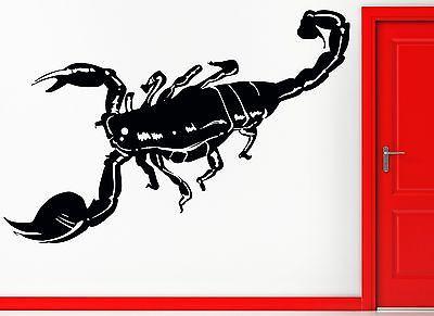 Scorpion Decert Predator Aggressive Decor Wall Stickers Vinyl Decal  (z2319)