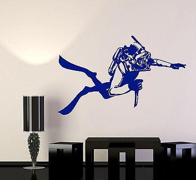 Wall Vinyl Navy SEAL Diver Saboteur Guaranteed Quality Decal Unique Gift (z3434)