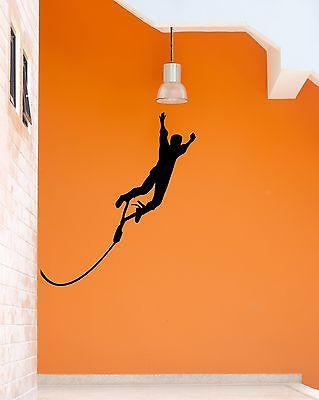 Wall Stickers Vinyl Decal Bungee Jumping Extreme Sports Coolest Decor Unique Gift (ig956)