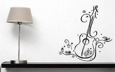 Wall Vinyl Sticker Decal Decor Guitar Music Instrument Reggae Soul Blues Unique Gift (n108)