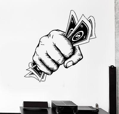 Wall Stickers Money Power Fist Art Mural Vinyl Decal Unique Gift (ig1957)