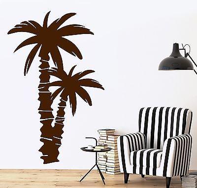 Wall Decal Palm Coconut Tree Branch Nature Vinyl Sticker Unique Gift (z3625)