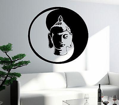 Wall Decal Buddha Buddhism Yoga Om Cool Art For Living Room Unique Gift (z2624)