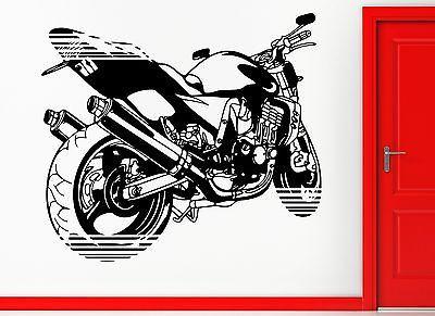 Wall Stickers Vinyl Decal Sport Bike Biker Motocross Extreme Speed Unique Gift (z2276)