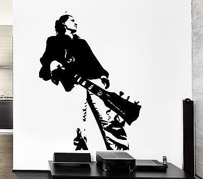 Vinyl Decal Wall Sticker Rock Hero Guitar Music Notes Cool Pop Art For Living Room Unique Gift (z2610)
