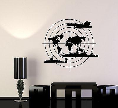 Wall Vinyl Warship Submarine Aircraft Guaranteed Quality Decal Unique Gift (z3439)