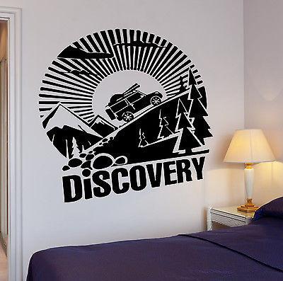 Wall Decal Quote Inspire Message Discovery Car Travel Tourism Decor Unique Gift (z2645)