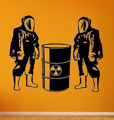 Wall Stickers Danger Nuclear Power Reactor Vinyl Decal Unique Gift (ig2398)