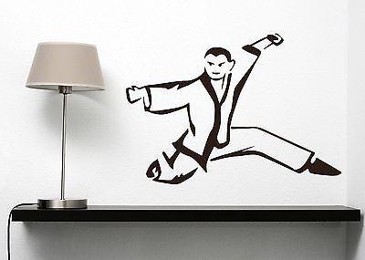 Wall Vinyl Sticker Decal Decor Samurai Ninja Warrior Knight Eastern Fight Unique Gift (n052)