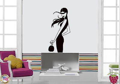 Wall Sticker Fashion Model Girl Female Nice Dress Cool Decor Unique Gi Wallstickers4you Wall Sticker Fashion Model Girl Female Nice Dress Cool Decor Unique Gi Wallstickers4you