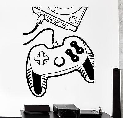 Wall Sticker Gaming Gamepad Console Gamer Joypad Vinyl Decal Unique Gift (z3094)