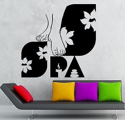 Wall Sticker Vinyl Decal Spa Salon Massage Beauty Girls Woman Relax Unique Gift (ig1851)