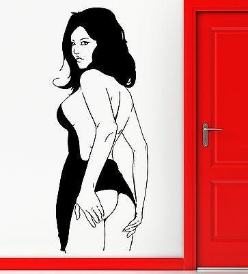 Wall Stickers Vinyl Decal Sexy Butt Ass Girl Nude Woman Decor For Man Unique Gift (z2322)