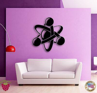 Wall Sticker Quotes Words Inspire Atom Abstract Modern Decor  Unique Gift z1502