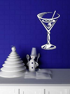 Wall Stickers Vinyl Decal Glass Cocktail Party Night Club Alcohol Drink Unique Gift (ig866)
