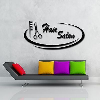 Wall Stickers Vinyl Decal Hair Salon Barbershop Beauty Salon  Unique Gift (z1869)