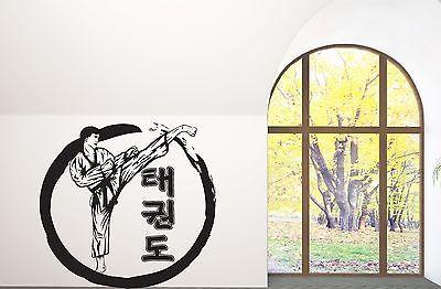 Wall Stickers Oriental martial art champion duel close combat Vinyl Decal Unique Gift (n321)