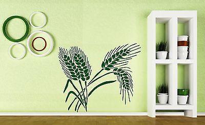 Ears Wheat Grain Decor Living Room Wall Sticker Vinyl Decal Unique Gift (n263)