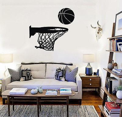 Wall Stickers Vinyl Decal Basketball Sports Ball for Fans Boy Room Unique Gift (ig1502)