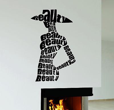 Beaty Salon Fashion Style Shop Wall Sticker Vinyl Decal Unique Gift (ig2118)