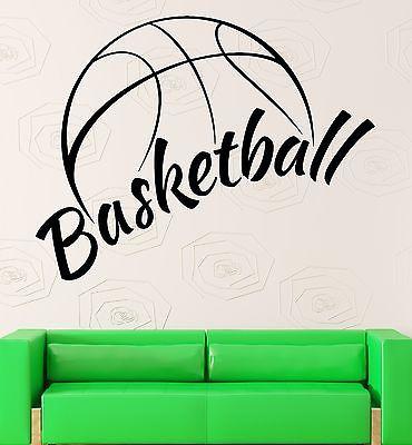 Wall Sticker Vinyl Decal NBA Basketball Ball Cool Decor Sports Fans Unique Gift (ig2130)