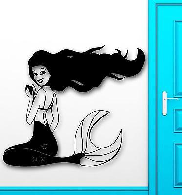 Wall Sticker Vinyl Decal Mermaid Cool Decor for Kids Baby Room Nursery Unique Gift (ig2023)