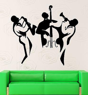 Music Vinyl Decal Classical Orchestra Cello Instruments Wall Stickers Unique Gift (ig2319)