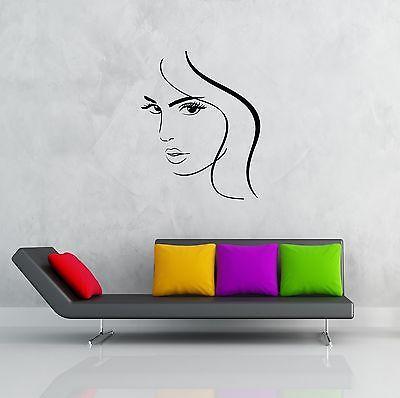 Wall Stickers Vinyl Decal Girl Woman Fashion for Bedroom Unique Gift z1230