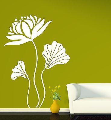 Wall Vinyl Sticker Decal Decor Fairy Magic Flower Amazing Beauty Unique Gift (n264)