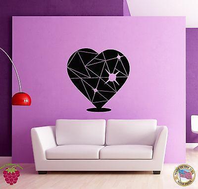 Wall Stickers Vinyl Decal Heart Love Romantic Decor For Couple Unique Gift (z1753)