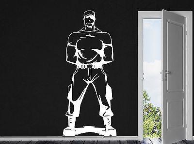Wall Vinyl Sticker Decal Soldier Sergeant Military Boots Form Decor Unique Gift (n062)