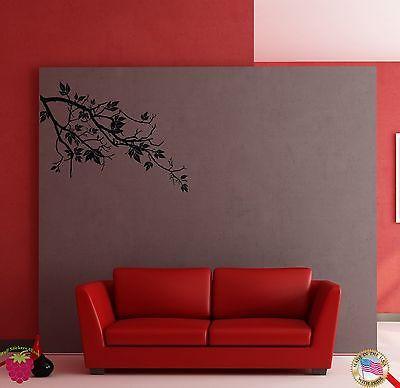 Wall Sticker Tree Branch Floral Cool Modern Decor for Bedroom Unique Gift z1361