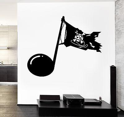 Wall Vinyl Music Pirates Download Guaranteed Quality Decal Unique Gift (z3493)