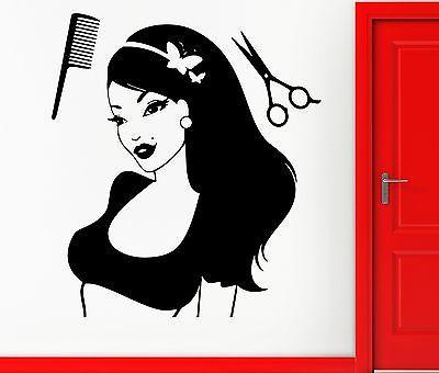 Hair Beauty Salon Barbershop Spa Salon Decor Wall Stickers Vinyl Decal (z2268)