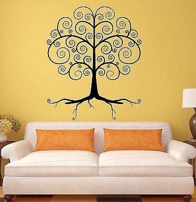 Wall Decal Beautiful Tree Forest Woodland Decor Vinyl Stickers Art Mural Unique Gift ig2604